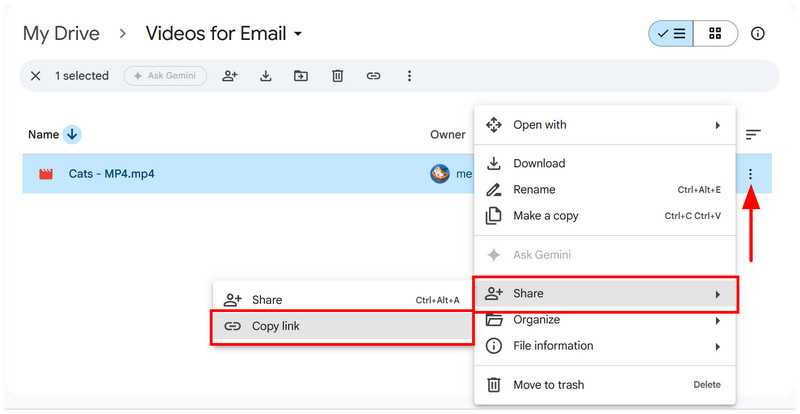 Condivisione file su Google Drive