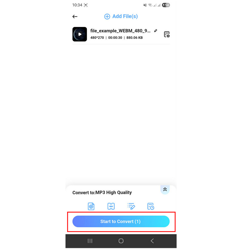 AllVidConverter avvia la conversione