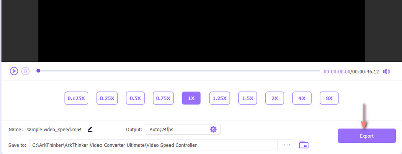 Velocidad de exportación de vídeo