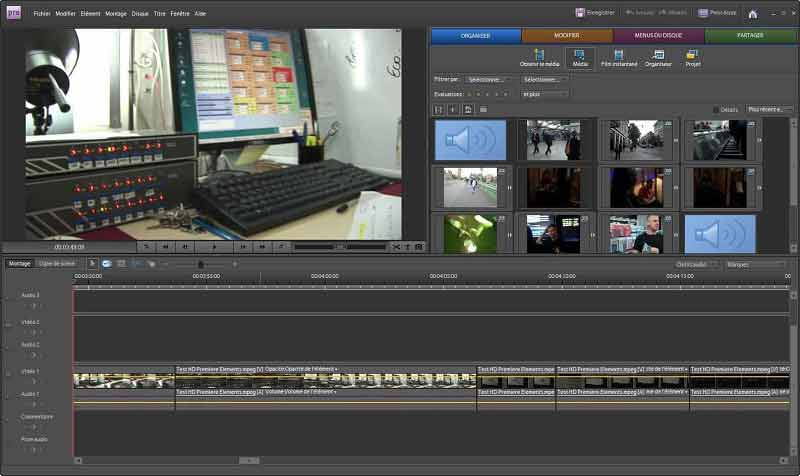 Elementos de Adobe Premiere