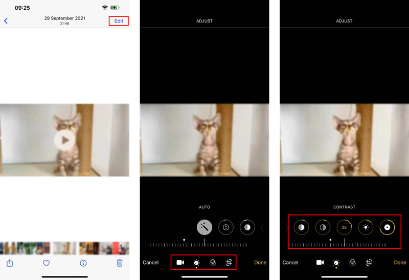 Aplicativo Video Enhancer integrado para iPhone