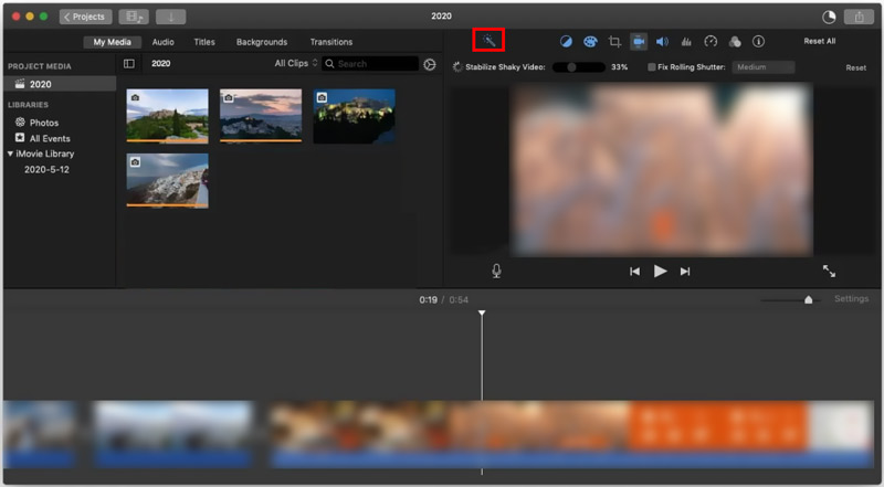 Popraw jakość wideo na komputerze Mac iMovie