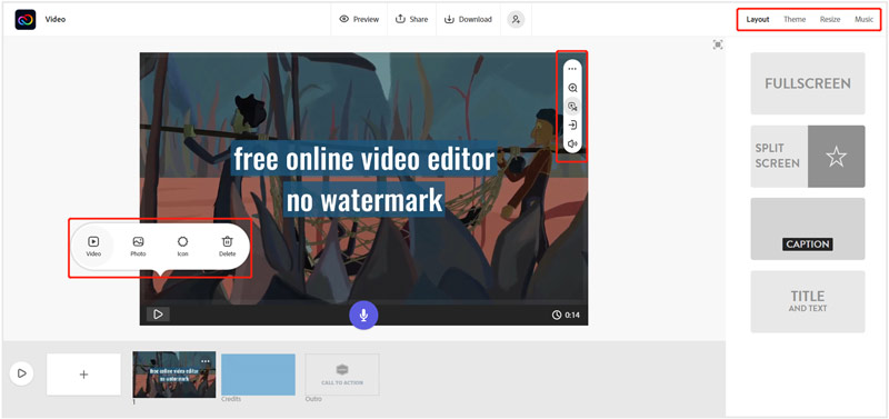 Online video editor with no watermark