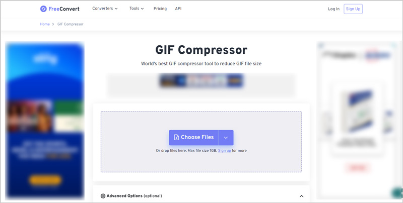 FreeConvert GIF Compressor