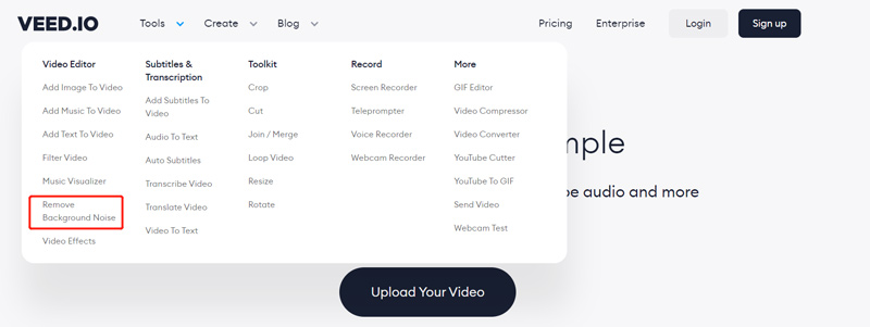 VEED.io Remove Background Noise