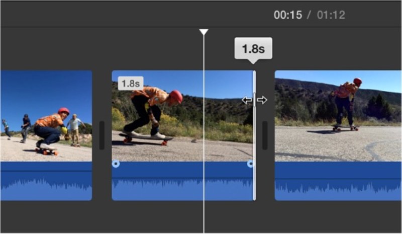 iMovie Cuts Video into Two Parts