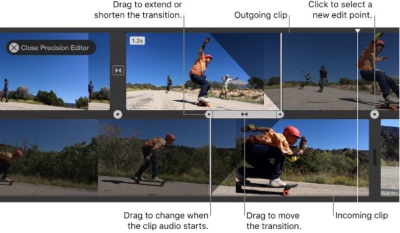 iMovie Trim Video Precisely