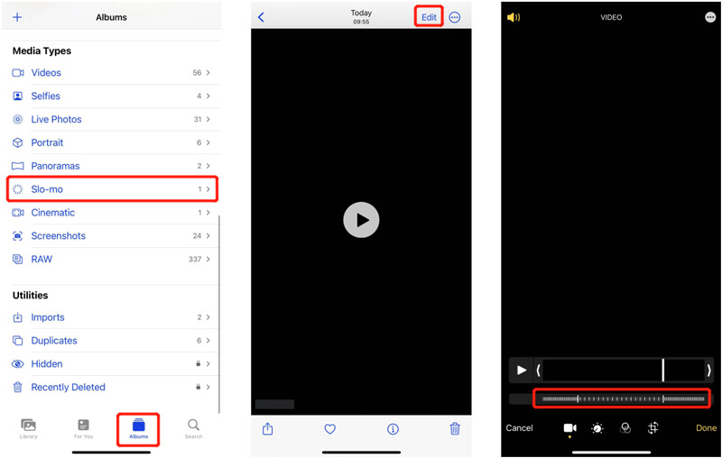 Speed Up a Slow Motion Video on iPhone