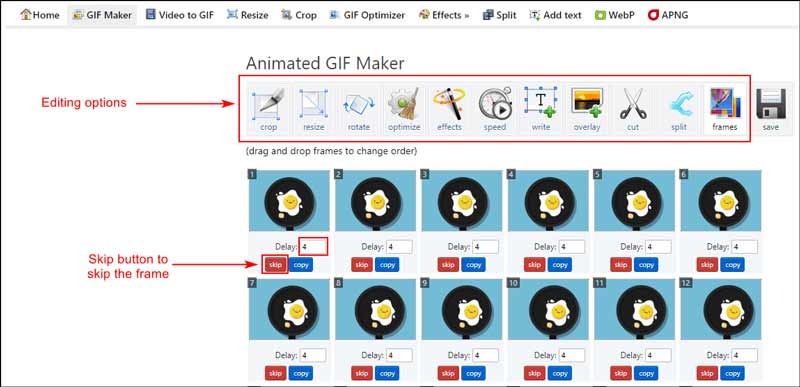 How to Edit Frames of an Animated GIF using GIMP in Windows 11/10