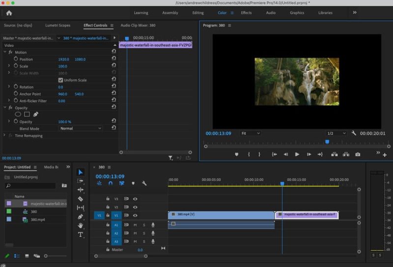 Premiere Pro Restore Videos