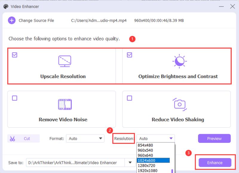 Restore Old Video Quality