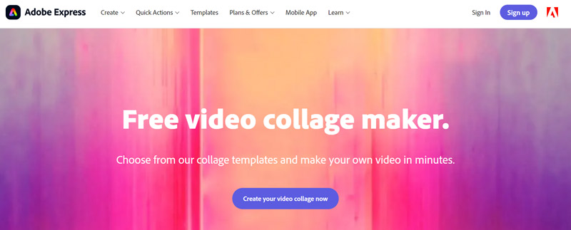 Adobe Express Gratis Video Collage Maker