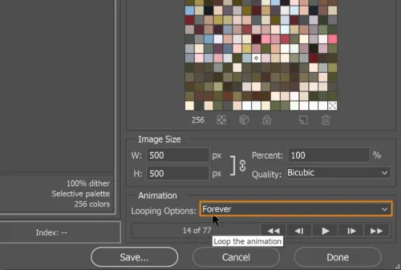 Photoshop Looping GIF