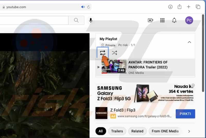 How to put a  video on repeat on your computer or mobile device, so  it plays on loop