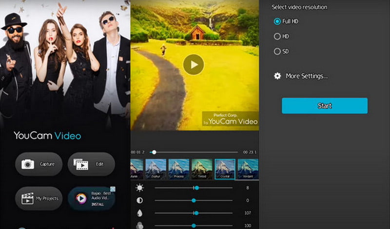 Editor video YouCam