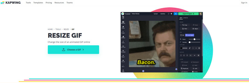 Kapwing Resize GIF