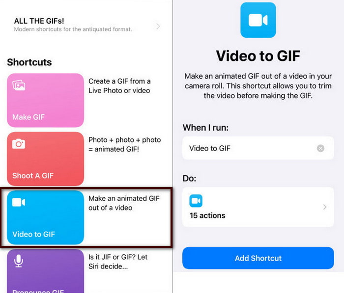 Genveje til video til GIF