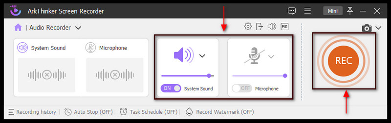 Start Audio Recording Change Voice