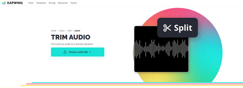 Trim Audio Kapwing 