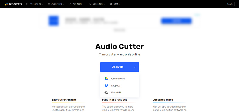 123Apps Audio Cutter онлайн