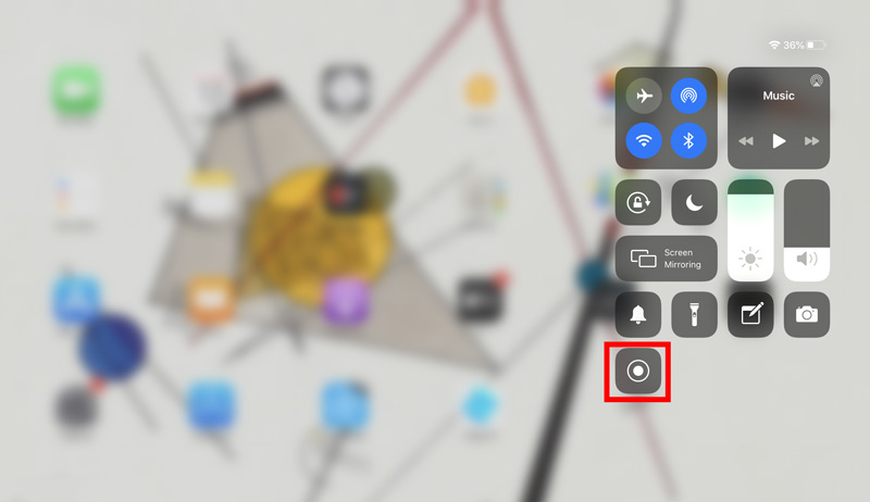 how to turn on screen record ipad pro