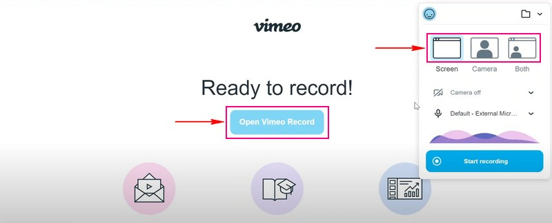 Apri la registrazione Vimeo