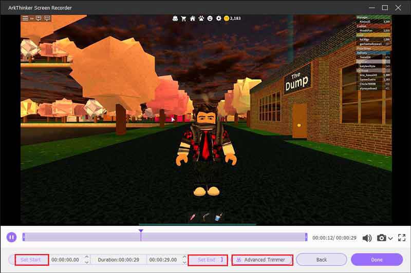 Record Roblox