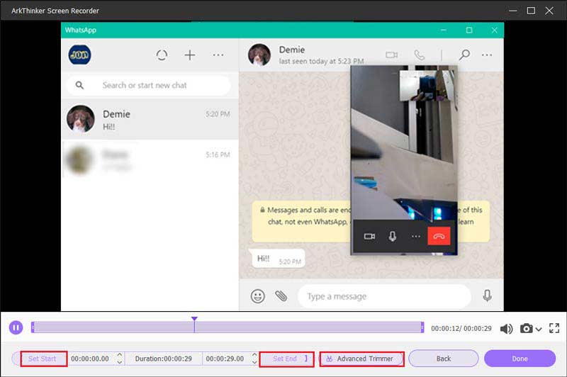 Enregistrer un appel WhatsApp sur un PC