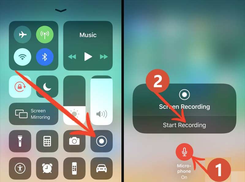 can we screen record whatsapp video call in iphone