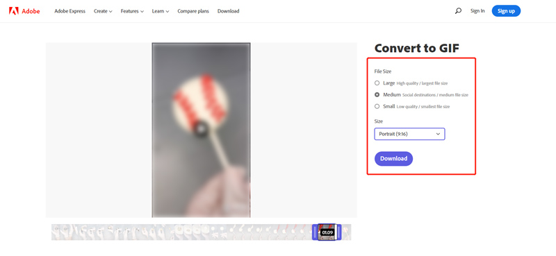 Adobe Express Free Video to GIF Converter