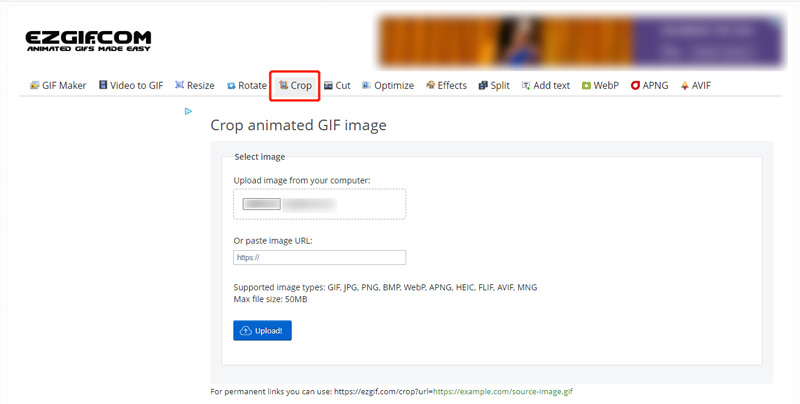 Crop Your GIFs in Second for Free