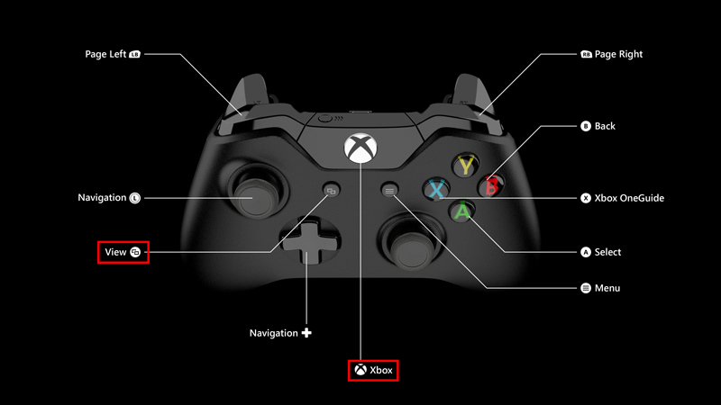 Xbox Controller Buttons