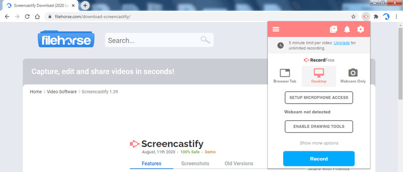 Screencastify Screenshot