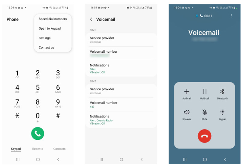 Set Up Voicemail on Android Samsung Phone