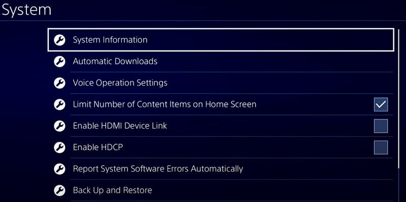 System Information