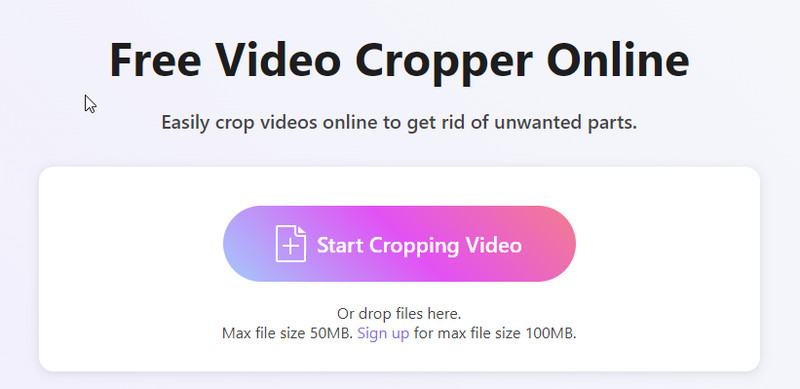 Arkthinker Video Cropper online