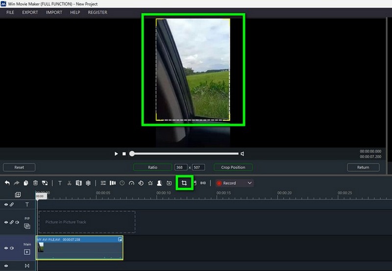 Video Movie Maker'ı Kırp