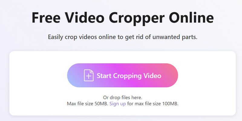 Ilmainen Cropper Online FLV