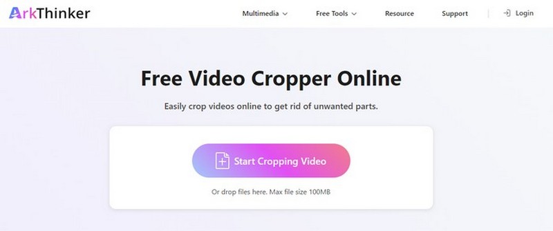 Start Cropping Video