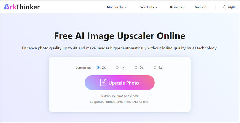 Image Upscaler'ı açın