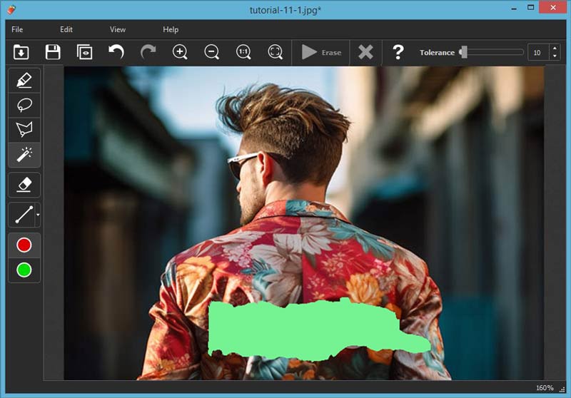 Select Prestige Portraits Watermark in Inpaint