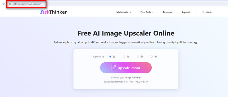 Find Arkthinker Image Upscaler