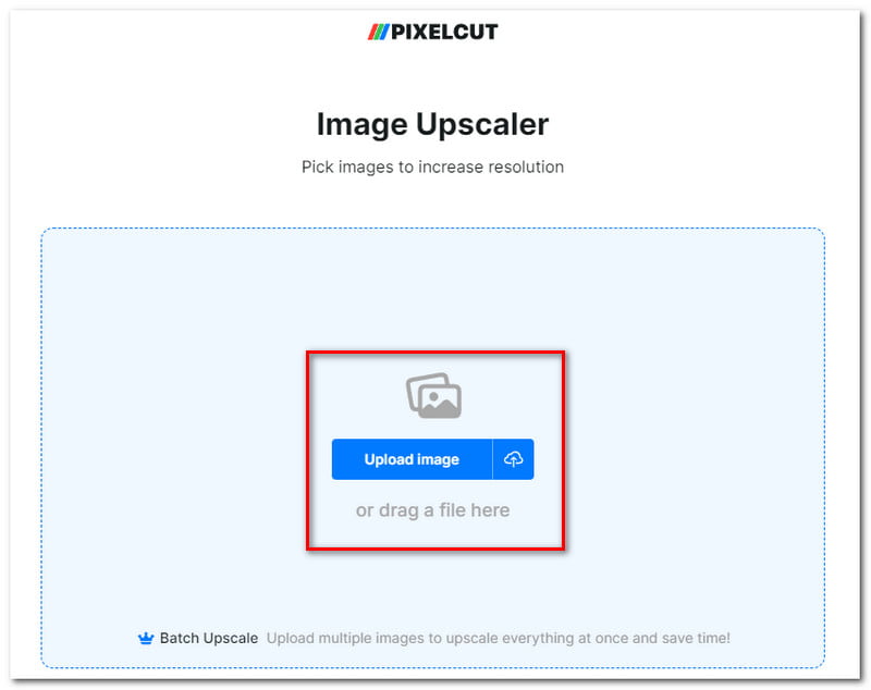 Pixelcut-Bild-Upscaler