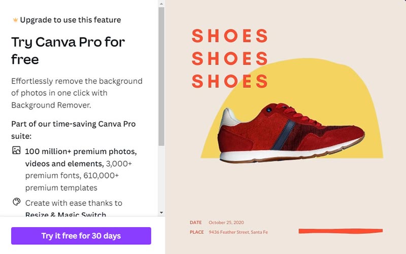 Make Subscription in Canva 