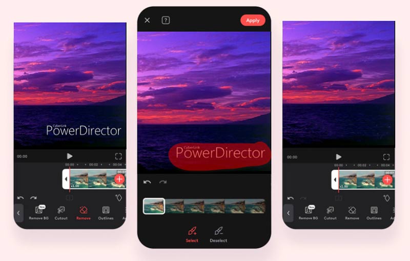 Видалити водяний знак PowerDirector у Videoleap