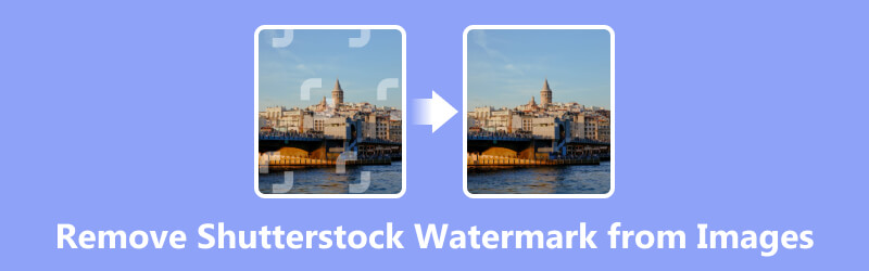 Poista Shutterstock-vesileima kuvista