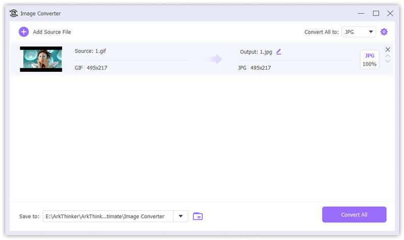 Arkthinker GIF to JPG Desktop