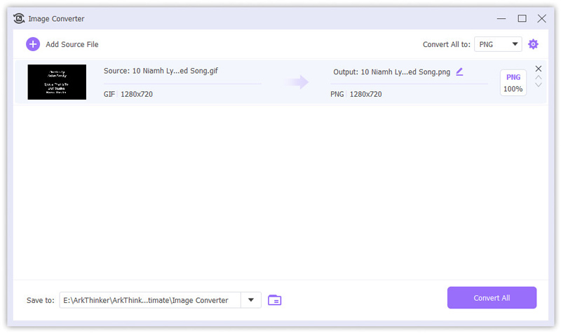 Arkthinker GIF to PNG Desktop
