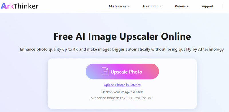 Arkthinker Image Upscaler でアップスケールする方法