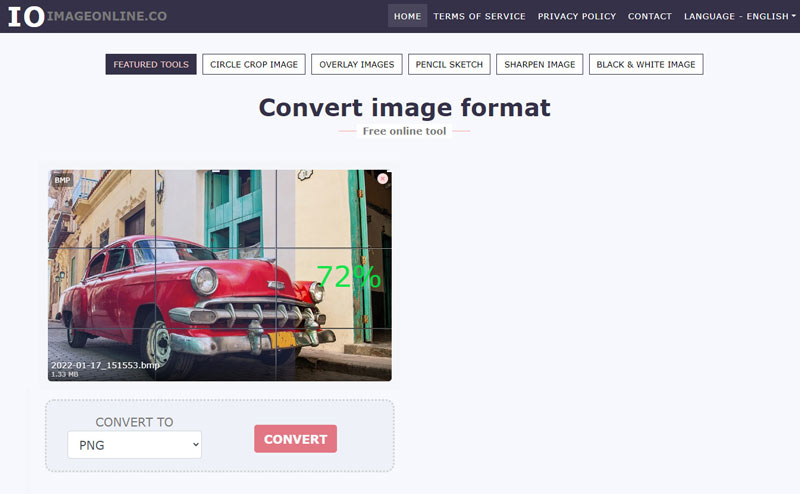 Imageonline CO Convertisseur d'images en ligne